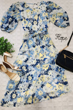 Load image into Gallery viewer, Navy Floral dress