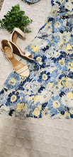 Load image into Gallery viewer, Navy Floral dress