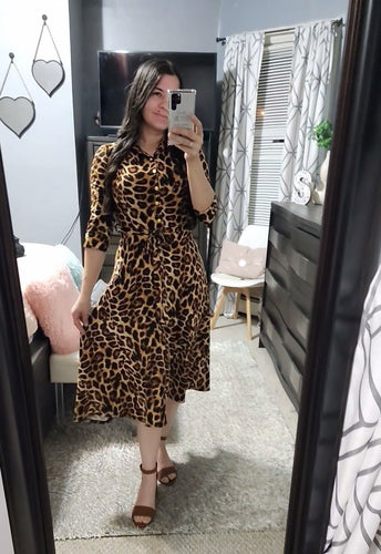 Leopard dress