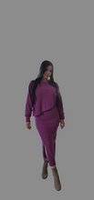Load image into Gallery viewer, Ribbed top and skirt