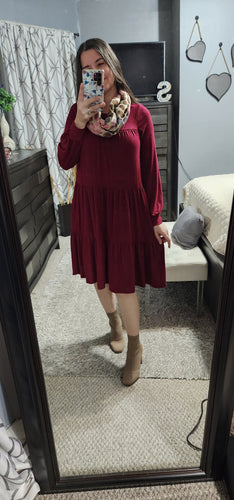 Warm cozy dress