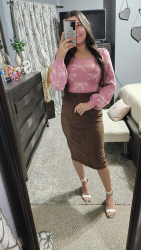 Corduroy skirt