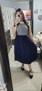 Knit stripe top