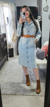 Load image into Gallery viewer, Light denim dress