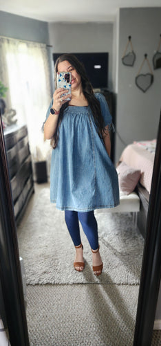 Denim dress