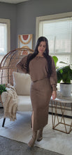 Load image into Gallery viewer, Ribbed top and skirt set