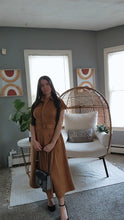 Load image into Gallery viewer, SUEDE DRESS