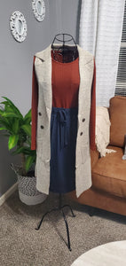 Beauty fall cardigan/vest Oatmeal