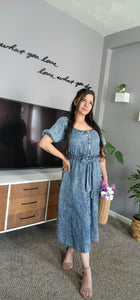 Denim dress